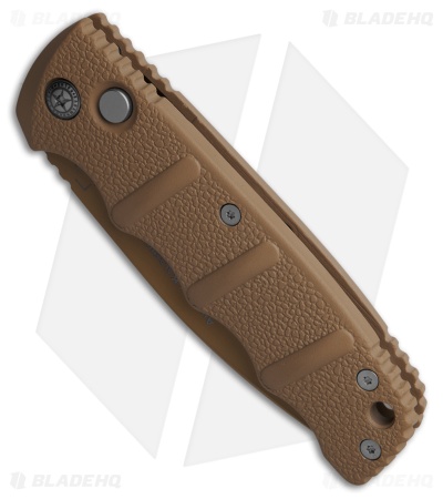 Boker Kalashnikov Automatic Knife Desert Sand Aluminum (3.25" Tan PVD Serrated)