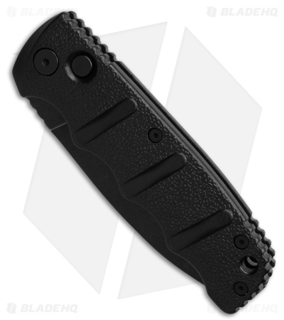 Boker Kalashnikov Dagger Automatic Knife Black Aluminum (3.25" Smokewash )*DISC*