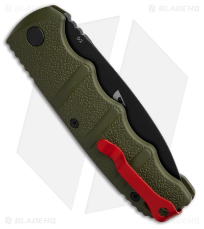 Boker Warhawk Kalashnikov Dagger Automatic Knife Green (3.25" Black D2)