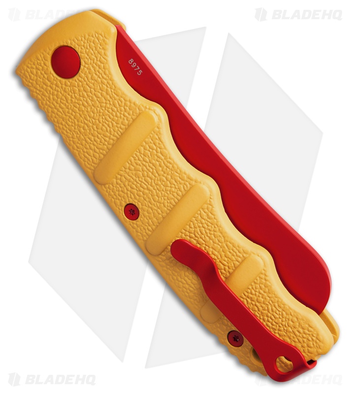 Boker Wiener Warrior Kalashnikov Automatic Knife (3.25" Red) Hot Dog