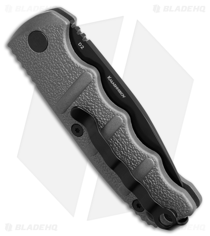 Boker Mini Kalashnikov Automatic Knife Gray (2.5" D2 Black Serr)