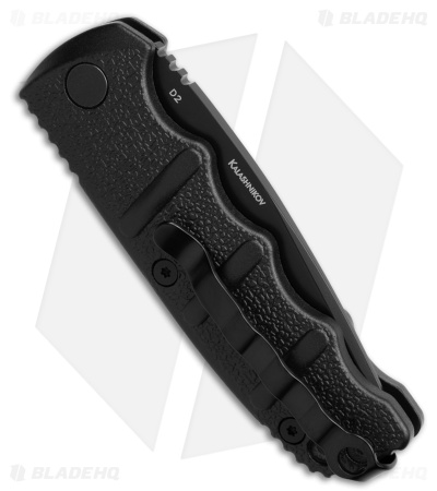 Boker Kalashnikov Tanto Automatic Knife Black (3.50" D2 Black Serr)