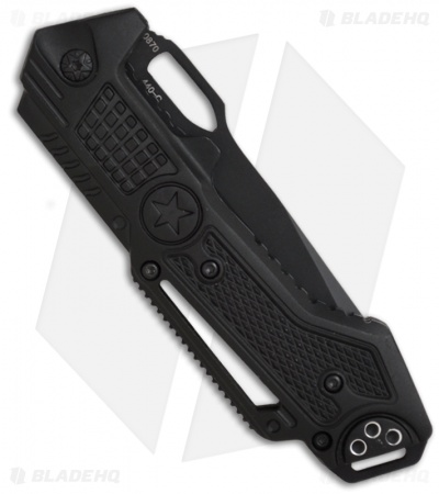 Boker Plus Kalashnikov 10 Tactical Tanto Folder (3.375" Black Serr) 01KAL10T