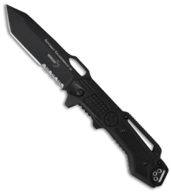 Boker Plus Kalashnikov 10 Tactical Tanto Folder (3.375" Black Serr) 01KAL10T