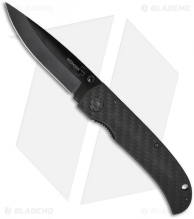 Boker Plus Anti-Grav Liner Lock Knife Carbon Fiber (3.25" Black Ceramic) 01BO036