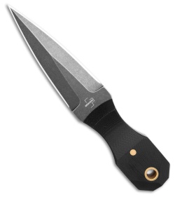 Boker Plus Pocket Rocket Fixed Blade Knife Black G-10 (2.9" Black Stonewash)