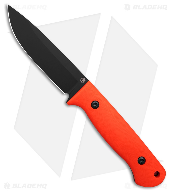 Boker Solingen DBK Bushfriend 2000 Fixed Blade Knife Orange G-10 (4.3" Black)