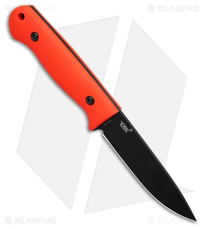 Boker Solingen DBK Bushfriend 2000 Fixed Blade Knife Orange G-10 (4.3" Black)