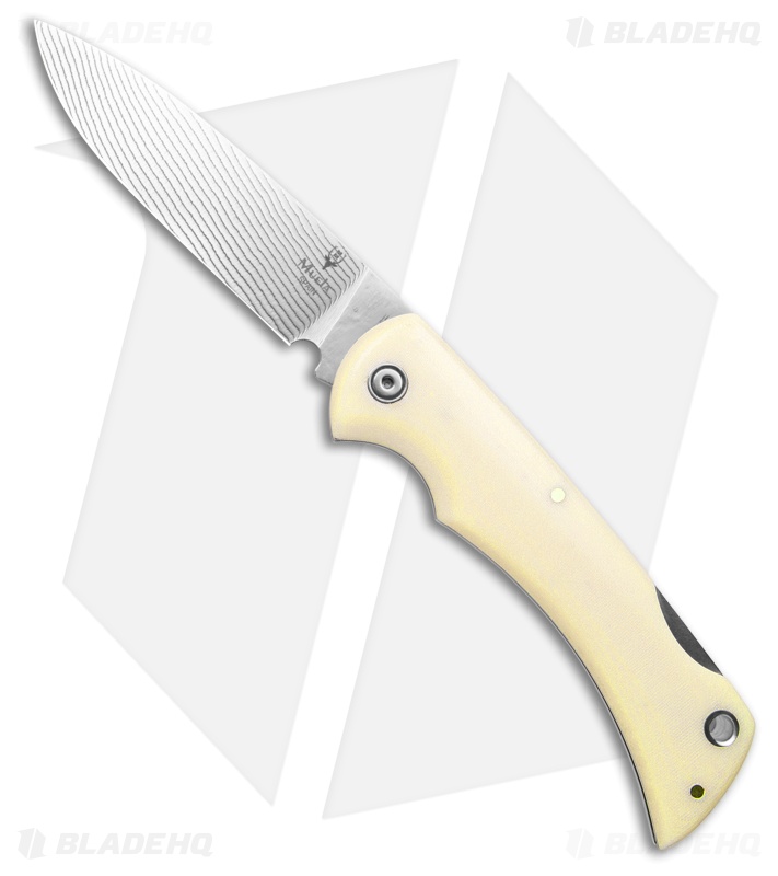 Muela BX-9W White Micarta (3.75 Damax)