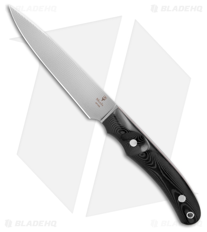 Muela Criollo 14M-DX Black  Micarta (5.25 Damascus)