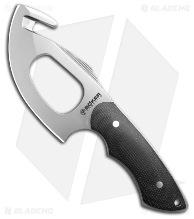 Boker Arbolito Chaman Fixed Blade Knife Set Black Micarta 02BA5129M