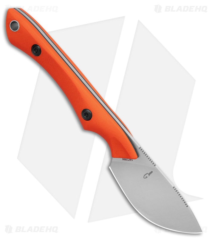 Boker Plus M.U.K. Fixed Blade Knife Orange G-10 (2.4" Stonewash)