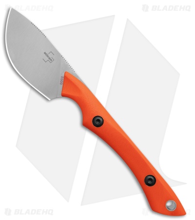 Boker Plus M.U.K. Fixed Blade Knife Orange G-10 (2.4" Stonewash)