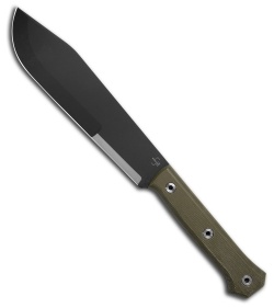 Boker Plus Northwood Bowie Fixed Blade Knife OD Green Micarta (10.7&quot; Black) | 222348