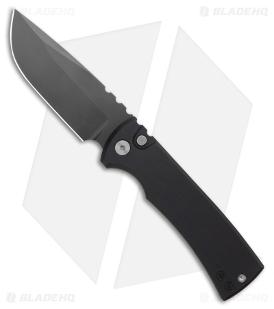 Boker Chaves Mini Redencion MagnaCut Automatic Knife Black Aluminum (2.5" Black)