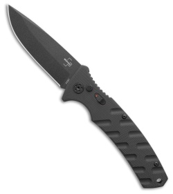 Boker Large Strike Automatic Knife Black Grivory (3.6" Black D2) 06EX900