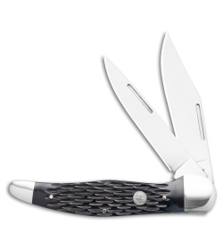 Boker TS 2.0 1095 Folding Hunter Slip Joint Knife Black Bone (4" Satin) 110884