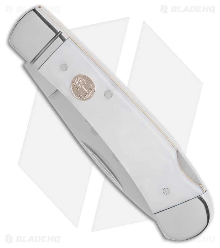 Boker TS 2.0 Lockback Knife White Faux Mother of Pearl Satin