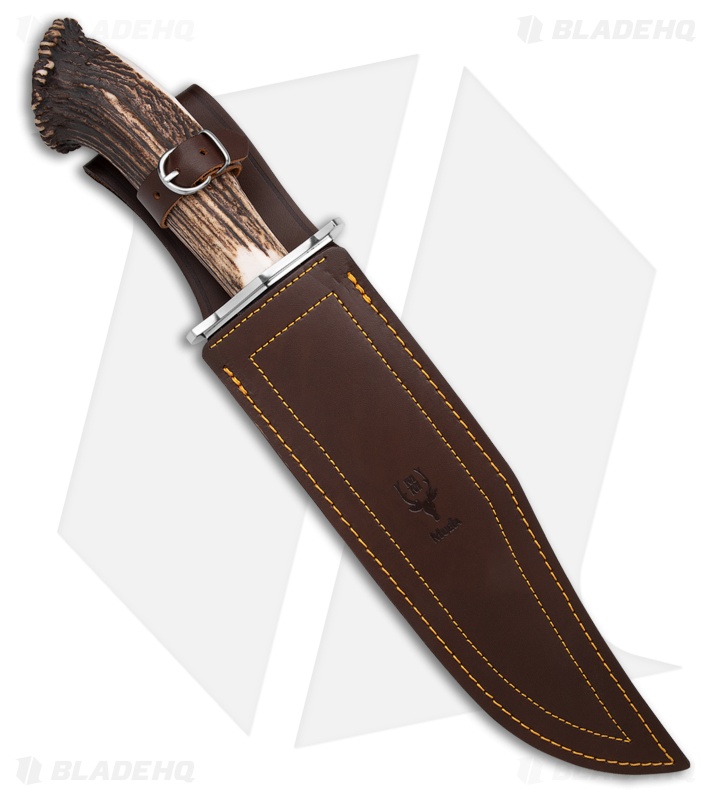 Muela Magnum Bowie 26 Fixed Blade Knife Stag - Blade HQ