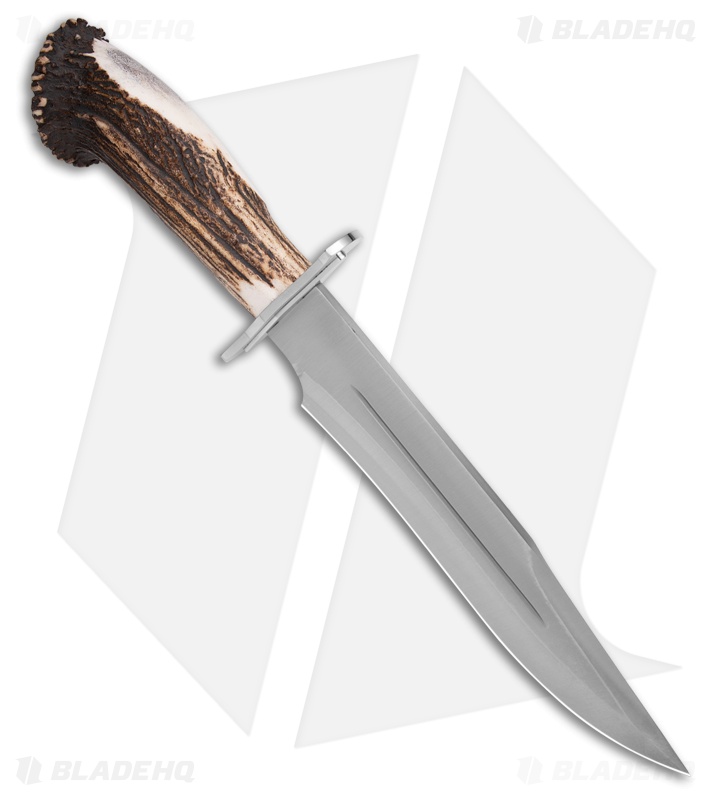 Muela Magnum Bowie 26 Fixed Blade Knife Stag - Blade HQ