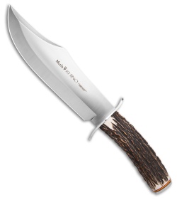Muela Rhino-25A Fixed Blade Knife Stag (9.75" Satin)