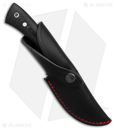 Muela Rhino 9M Fixed Blade Knife Black Micarta (3.5" Satin)