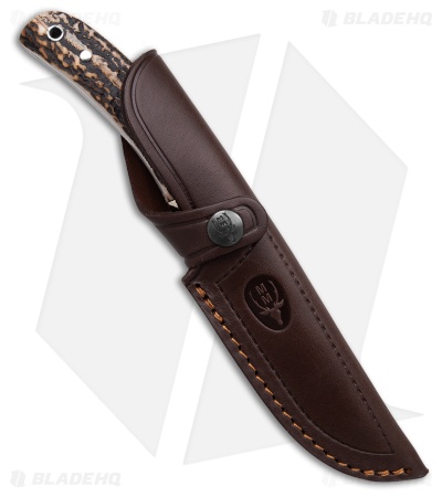 Muela Setter Fixed Blade Knife Stag (4" Satin)
