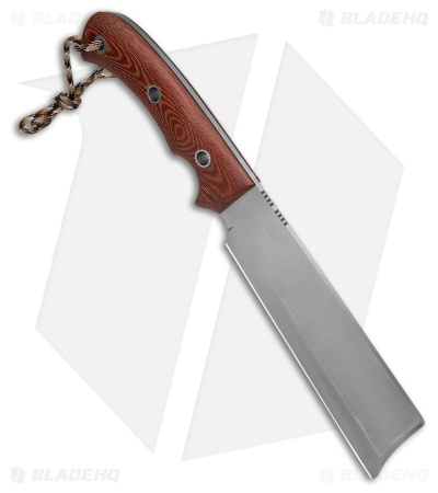 Muela Sherpa-18C Fixed Blade Knife Red Micarta (7.13" Satin)