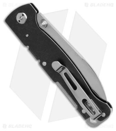 Boker Plus Atlas Drop Point TS Lockback Knife Black SW Stainless Steel (2.7" SW)