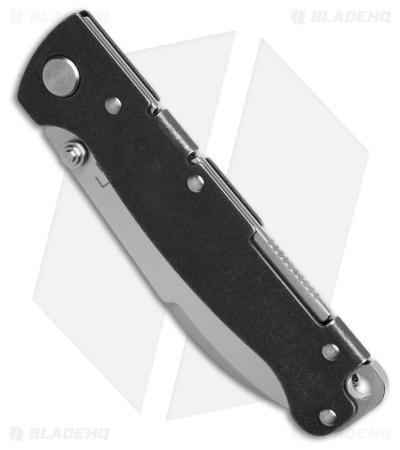Boker Plus Atlas Drop Point TS Lockback Knife Black SW Stainless Steel (2.7" SW)