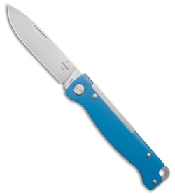 Boker Plus Atlas Slip Joint Knife Blue Stainless Steel (2.9" Satin) 01BP0014