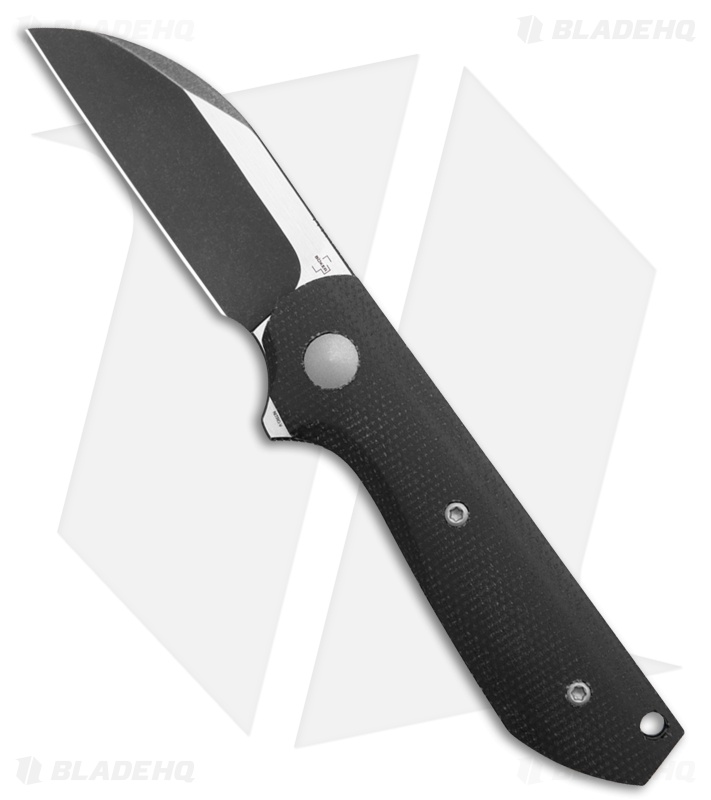 Boker Plus Corvus Liner Lock Knife Black Micarta (2.8" Two-Tone)