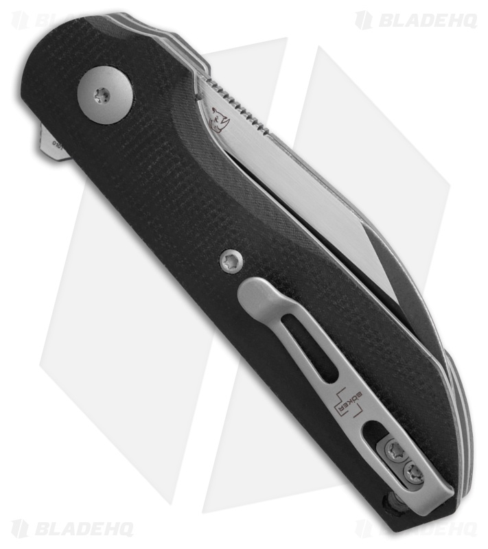 Boker Plus Corvus Liner Lock Knife Black Micarta (2.8" Two-Tone)
