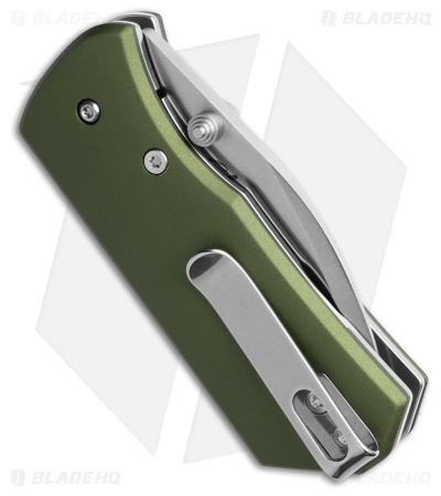 Boker Plus Lefti Liner Lock Knife Green Aluminum (2.2" Satin) 01BP0006