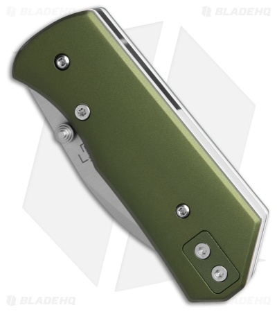 Boker Plus Lefti Liner Lock Knife Green Aluminum (2.2" Satin) 01BP0006