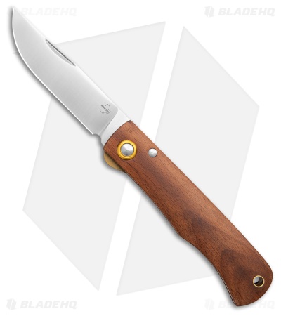Boker Plus Rusticus Medium Brown Wood (2.95" Satin) 01BP0041