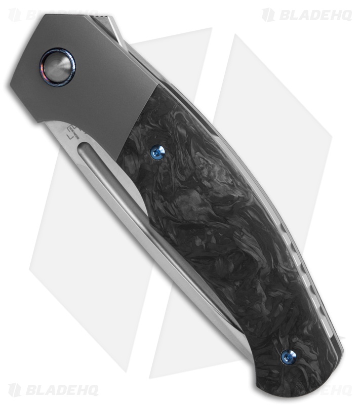 Boker Plus Thierry Savidan Collection 2025 LE Knife Ti + CF (3.4" Satin)
