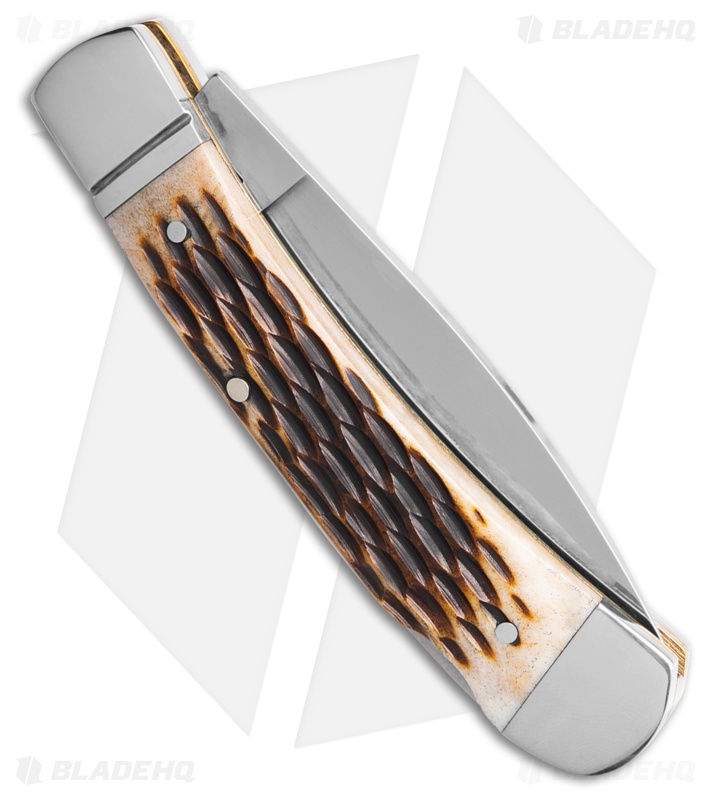 Boker Lockback Knife Amber Jigged Bone 110891