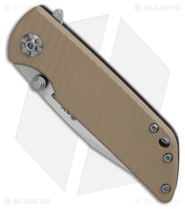 Boker Sherman EDC II Frame Lock Knife Coyote G-10 (3" Satin)