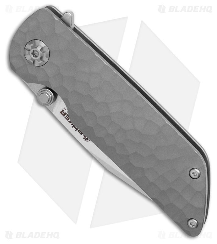 Boker Sherman EDC II Frame Lock Knife Fully Titanium (3" Satin)