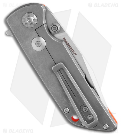 Boker Sherman EDC II Frame Lock Knife Orange G-10 (3" Satin)