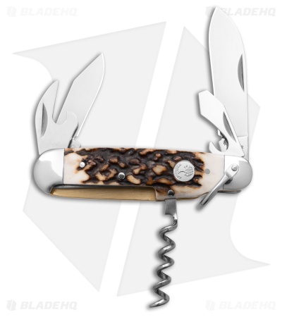 Boker Tree Brand Camp Knife Stag (3.25" Satin) 110904ST