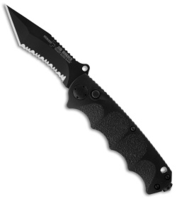 Boker Plus Reality-Based Blade Tanto Automatic Knife (3.625" Black) 01BO054