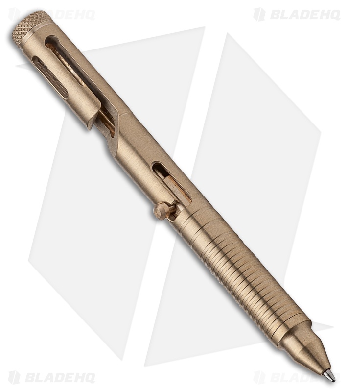Boker Plus CID Cal .45 Bolt-Action Pen (Brass)