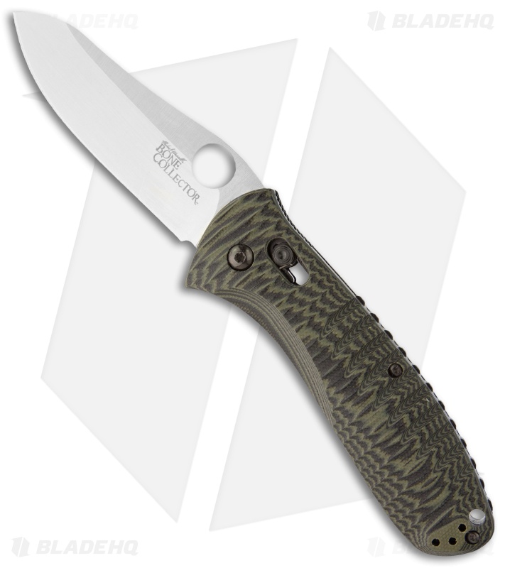 Bone Collector 15020-1 Axis Folder Knife G10 (3.36" Stonewash Plain)
