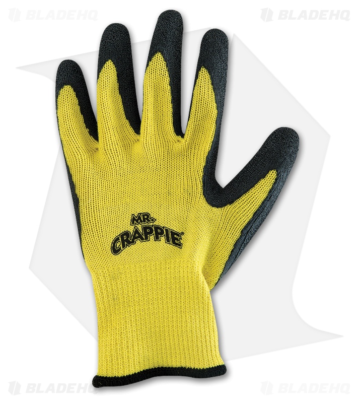 Buck Mr. Crappie Fishing Gloves (Yellow/Black)