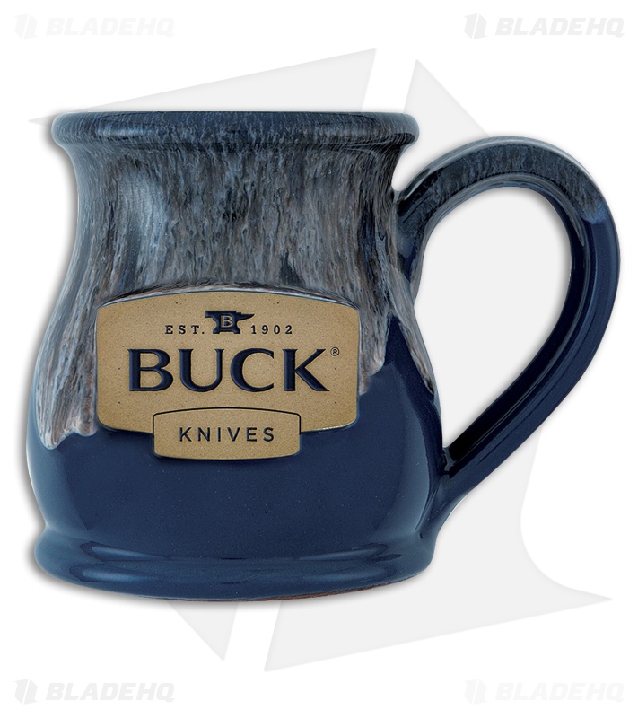 Buck Round Belly Mug Heritage Blue