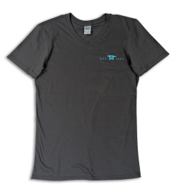 Buck Short Sleeve Womens T-Shirt (Gray)