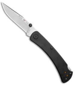 Buck 110 Slim Pro TRX Lockback Knife Black G-10 (3.75" Satin) 0110BKS3 