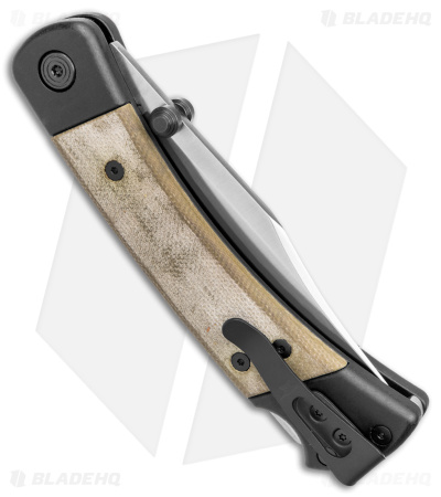 Buck Folding Hunter 0110BRS-B @ SRKT Ebony Wood Handles Satin 420HC Blade